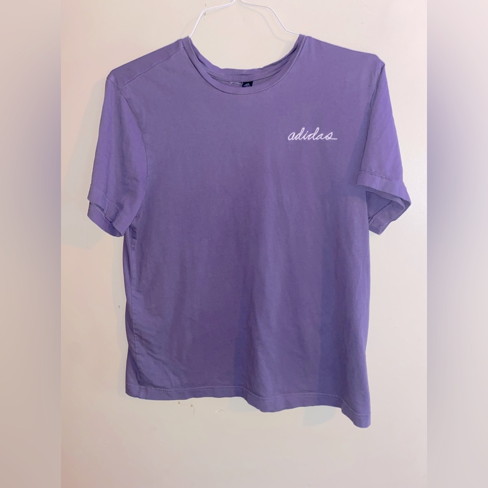 Adidas Purple Tee Shirt Size Small